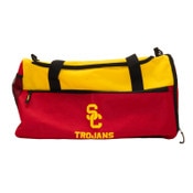 USC Trojans Cardinal SC Interlock Colorblock Big Logo Duffle